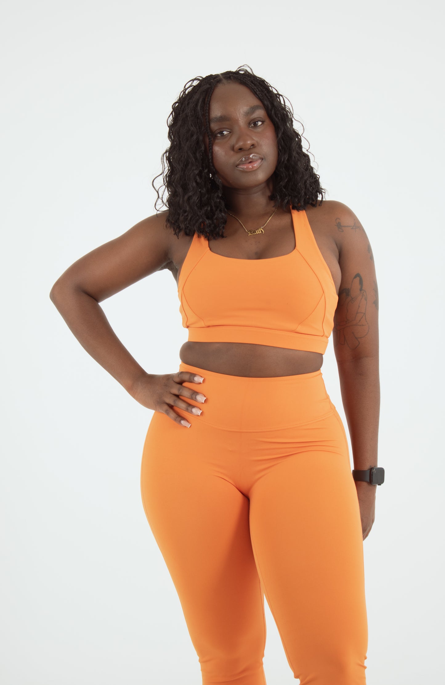 Mimosa Orange Flared Bottom Set
