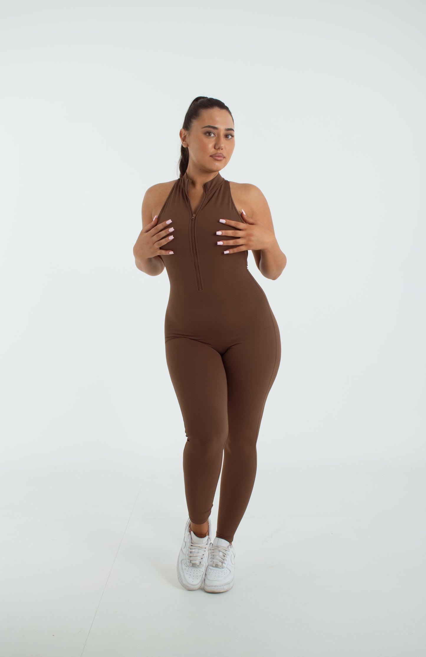 Cocoa Brown Jumpsuit
