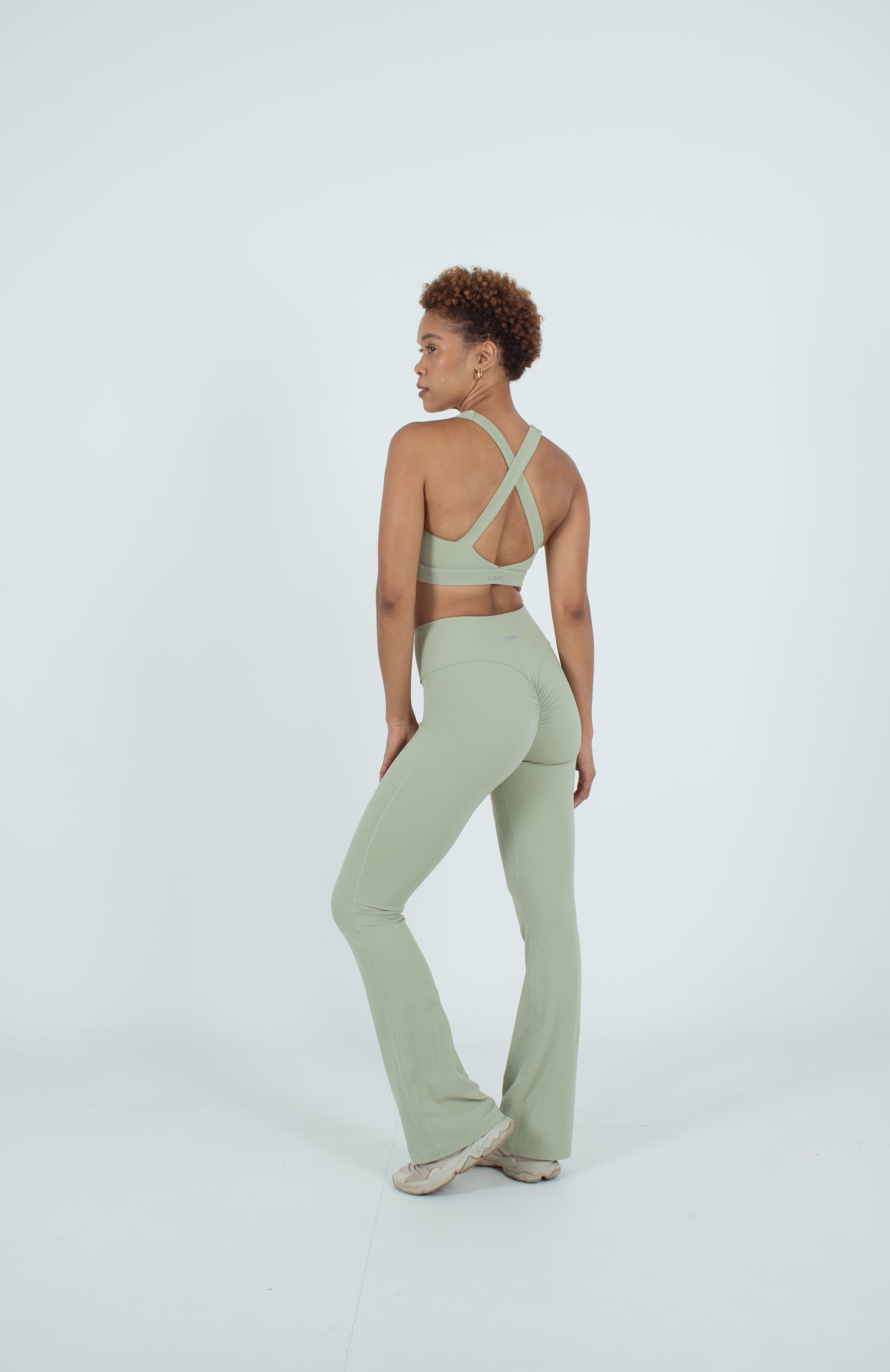Sage Green Bell Bottom Set