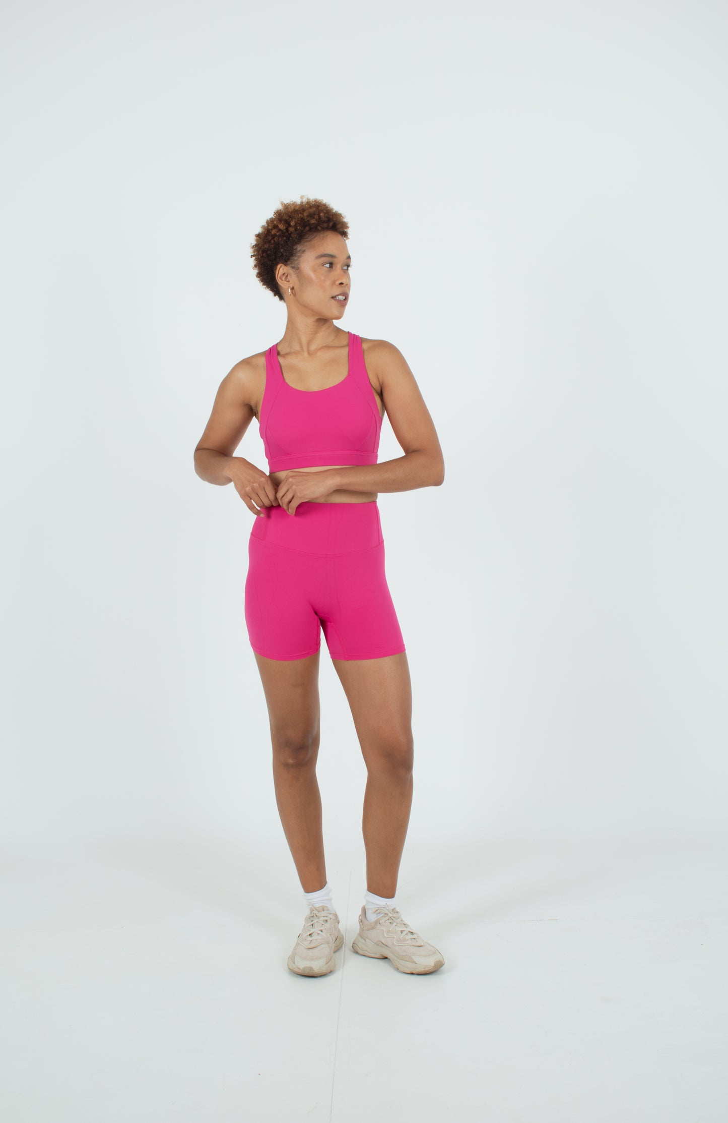 Spicy Hot Pink Short Set