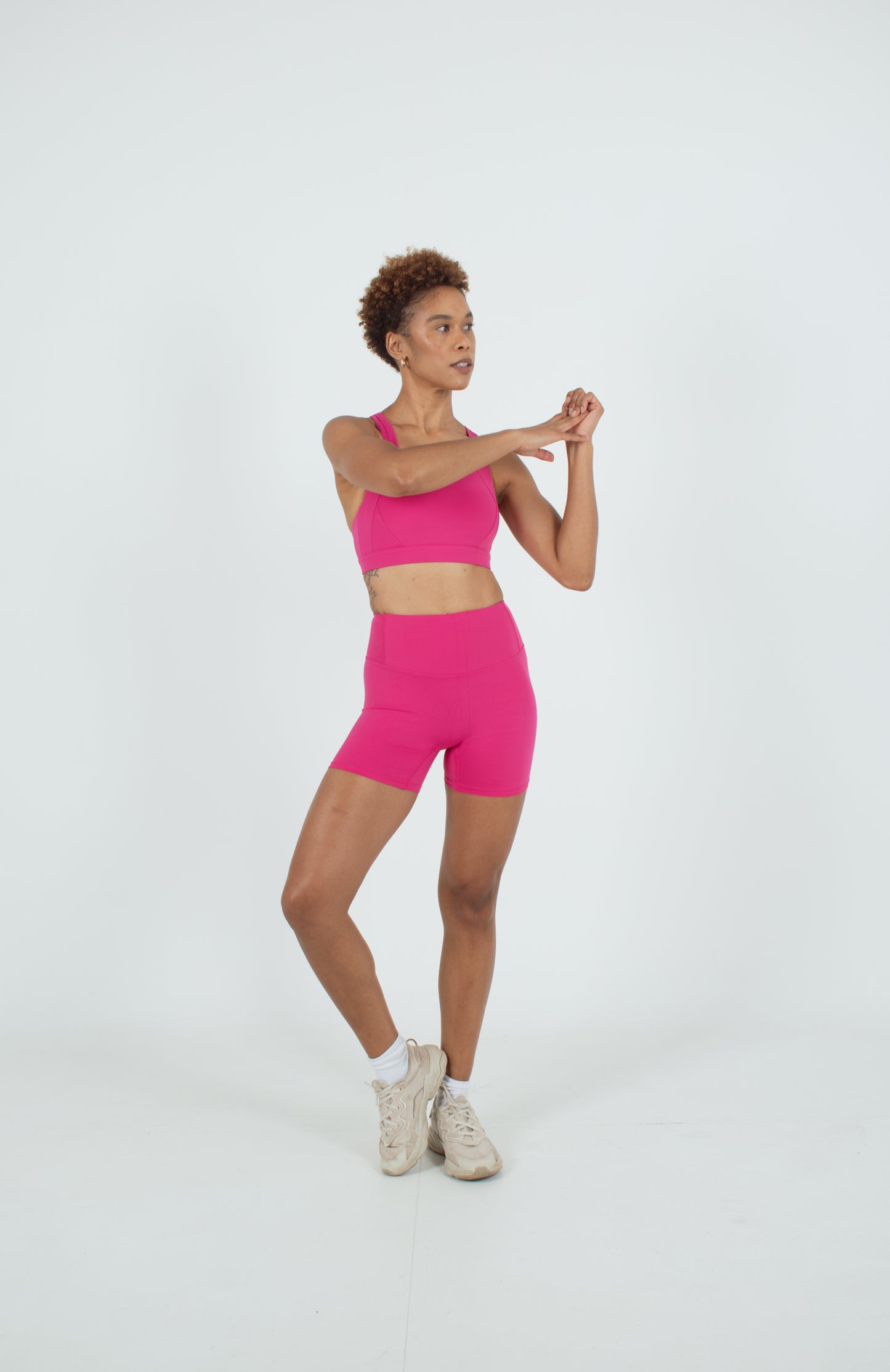 Spicy Hot Pink Short Set