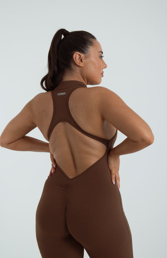 Cocoa Brown Jumpsuit