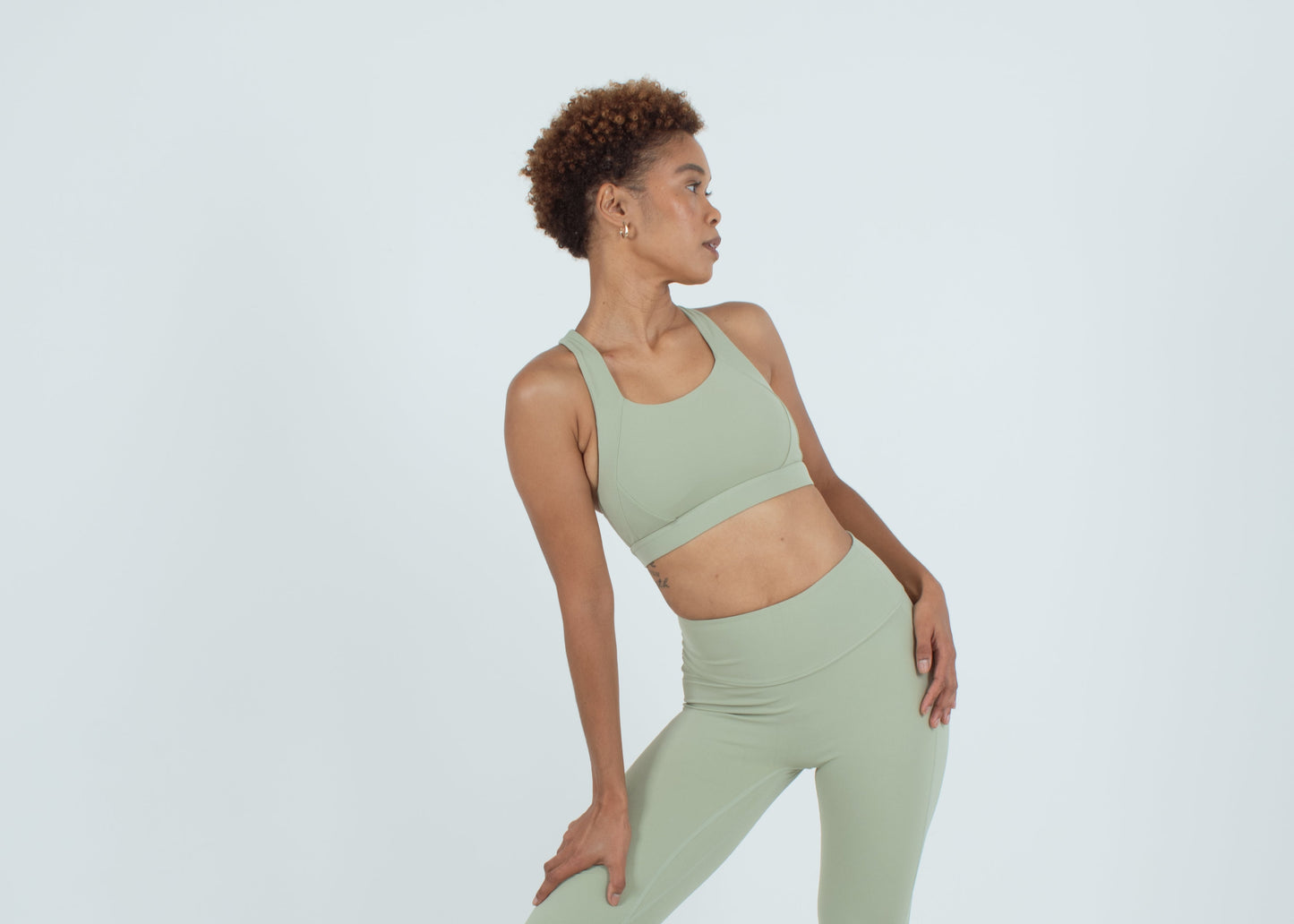 Sage Green Bell Bottom Set