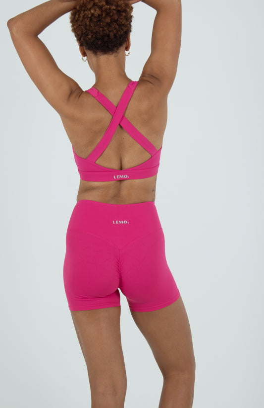 Spicy Hot Pink Short Set